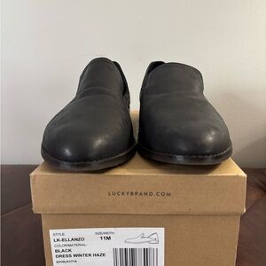 Lucky Brand Women's Black Slip-On Loafers